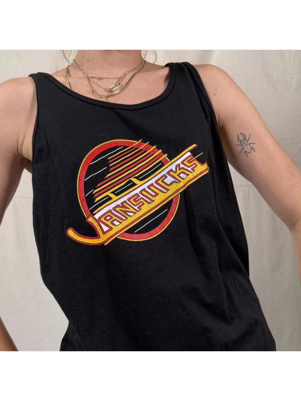 VANSUCKS Tank Top – Vancouver Canucks Parody